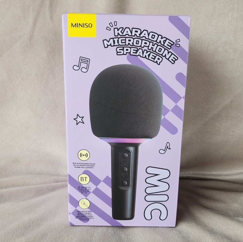 MINISO Karaoke Microphone Speaker